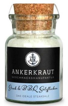 Ankerkraut: Steak & BBQ Salzflocken 100g Korkenglas