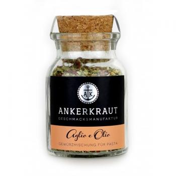 Foto vom Ankerkraut aglio e olio Korkenglas