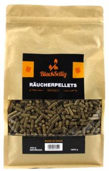 BlackSellig Räucherpellets Whisky 1800g Beutel