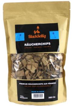 BlackSellig: Räucherchips Portwein 360g Beutel