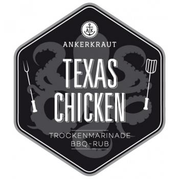 Ankerkraut: Texas Chicken BBQ-Rub Tüte 250g