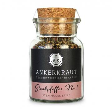 Ankerkraut: Steakpfeffer No. 1  Korkenglas 80g