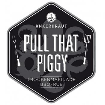 Ankerkraut: Pull that piggy, Pulled Pork und Ribs BBQ-Rub, Tüte 250g