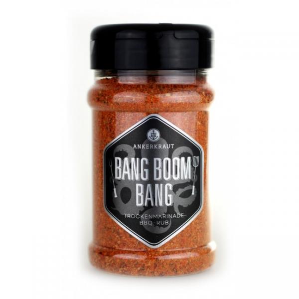 Ankerkraut: Bang Boom Bang, BBQ-Rub, 210g im Streuer Ankerkraut: Bang Boom Bang, BBQ-Rub, 210g im Streuer