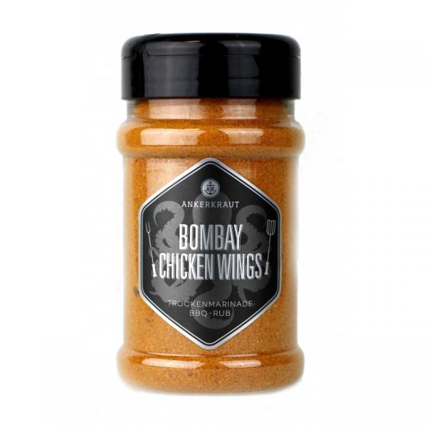 Ankerkraut: Bombay Chicken, Curry BBQ Rub 230g Streuer Ankerkraut: Bombay Chicken, Curry BBQ Rub 230g Streuer