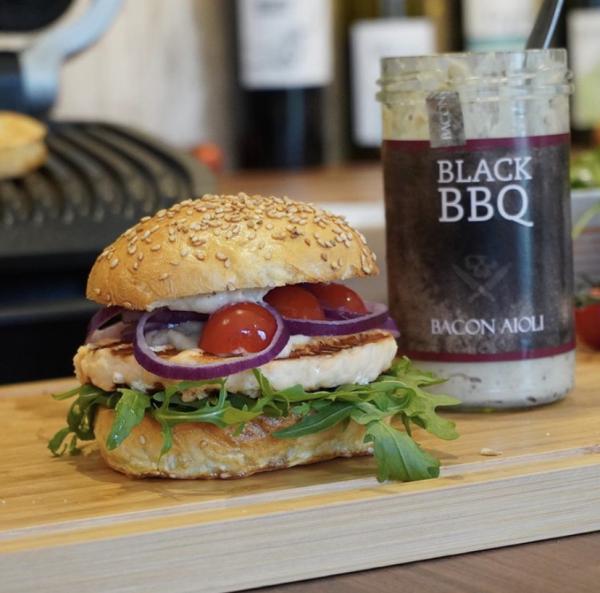 Black BBQ Bacon Aioli 1 Glas 250g Black BBQ Bacon Aioli 1 Glas 250g