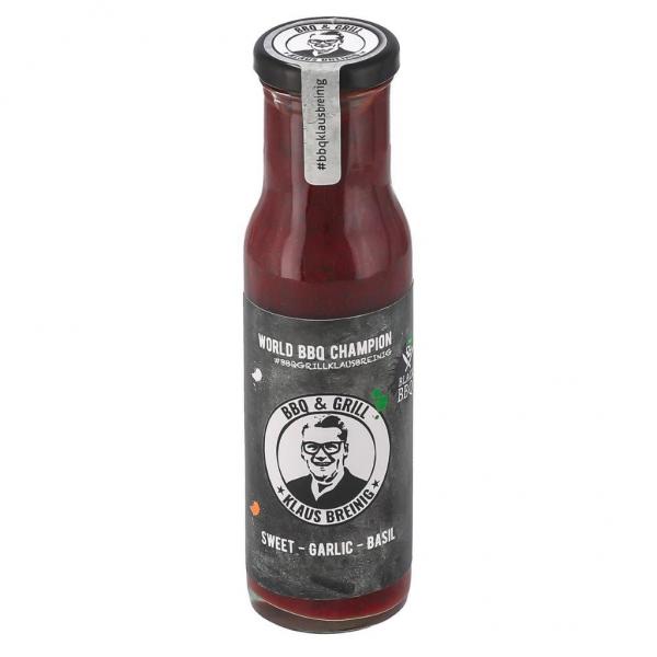 Black BBQ: World BBQ Champion SWEET - GARLIC - BASIL Sauce Black BBQ: World BBQ Champion SWEET - GARLIC - BASIL Sauce