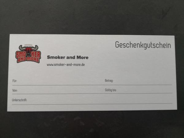 Geschenkgutschein 50€ Smoker & More