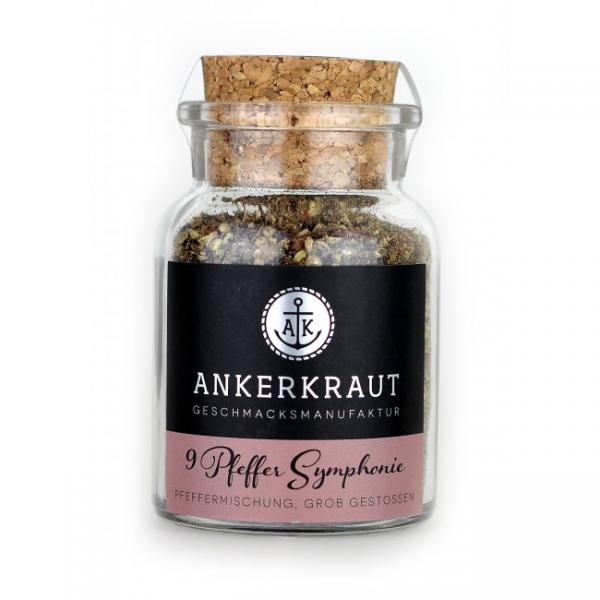 Ankerkraut: 9 Pfeffer Symphonie Korkenglas 70g