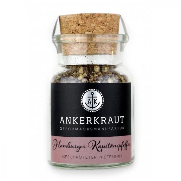 Ankerkraut: Hamburger Kapitänspfeffer Korkenglas 75g Ankerkraut: Hamburger Kapitänspfeffer Korkenglas 75g