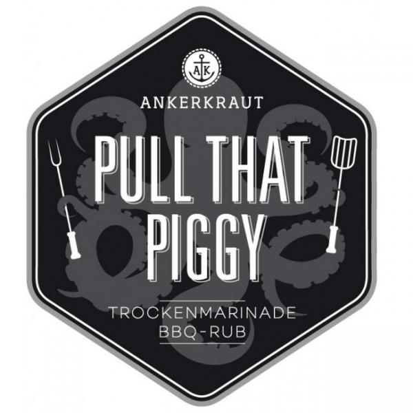 Ankerkraut: Pull that piggy, Pulled Pork und Ribs BBQ-Rub, Tüte 750g