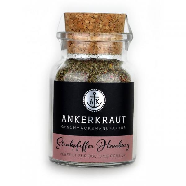 Ankerkraut: Steakpfeffer Hamburg Korkenglas 80g Ankerkraut: Steakpfeffer Hamburg Korkenglas 80g