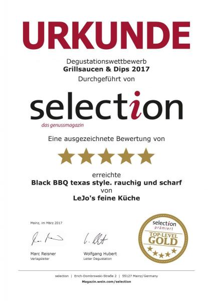 Black BBQ texas style (rauchig&scharf) Black BBQ texas style (rauchig&scharf)