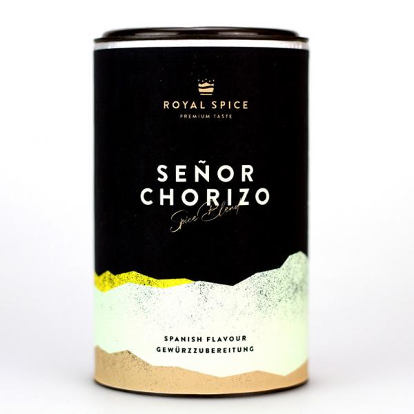 Royal-Spice Senor Chorizo, würziger Paprika - Chorizo Rub, 120g Dose Royal-Spice Senor Chorizo, würziger Paprika - Chorizo Rub, 120g Dose