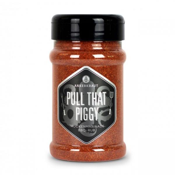 Ankerkraut: Pull that piggy, Pulled Pork und Ribs BBQ-Rub, Streuer 220g Ankerkraut: Pull that piggy, Pulled Pork und Ribs BBQ-Rub, Streuer 220g