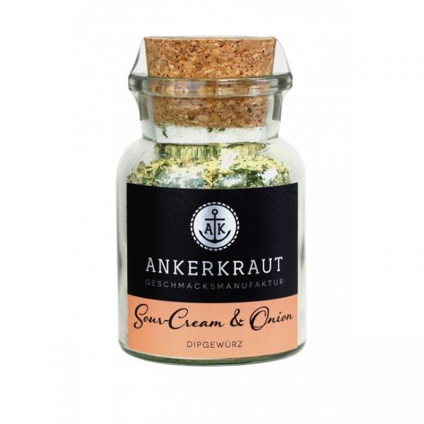 Ankerkraut: Sour-Cream & Onion Korkenglas 90g Ankerkraut: Sour-Cream & Onion Korkenglas 90g