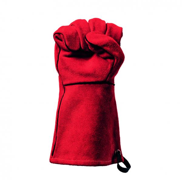 FEUERMEISTER® Premium BBQ Grillhandschuhe in Rot aus Spaltleder Gr.10 FEUERMEISTER® Premium BBQ Grillhandschuhe in Rot aus Spaltleder Gr.10