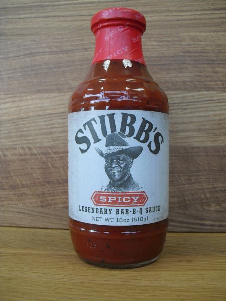 Stubbs Spicy Bar-B-Q Sauce 1 Flasche 450ml