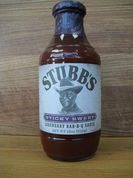 Stubbs Sticky Sweet Bar-B-Q Sauce 1 Flasche 450ml Stubbs Sticky Sweet Bar-B-Q Sauce 1 Flasche 450ml